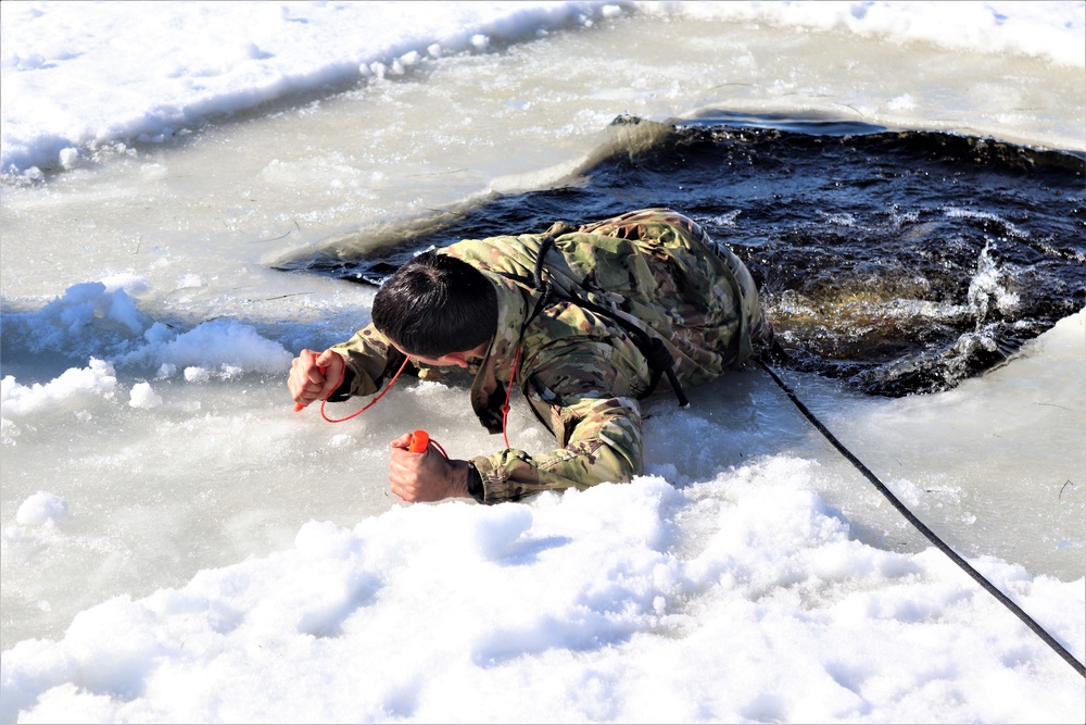 Cold-Weather Operations Course class 21-04 students conduct field training