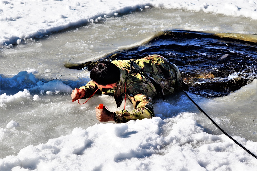 Cold-Weather Operations Course class 21-04 students conduct field training