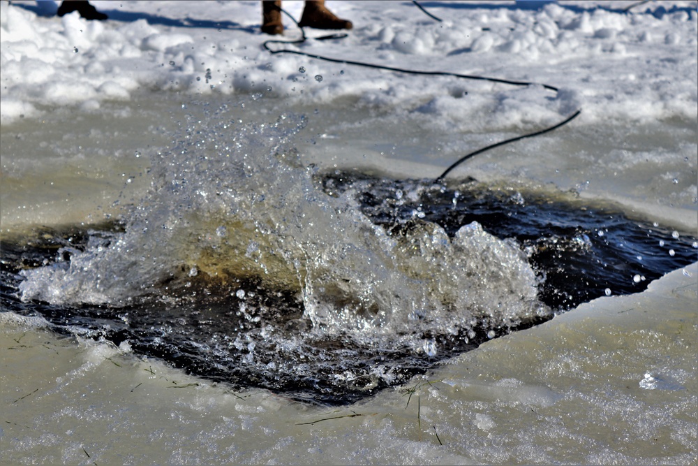 Cold-Weather Operations Course class 21-04 students conduct field training