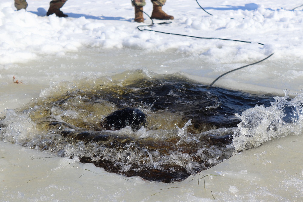 Cold-Weather Operations Course class 21-04 students conduct field training