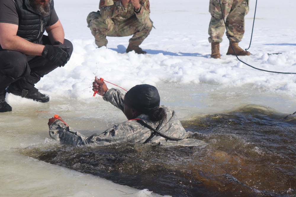 Cold-Weather Operations Course class 21-04 students conduct field training