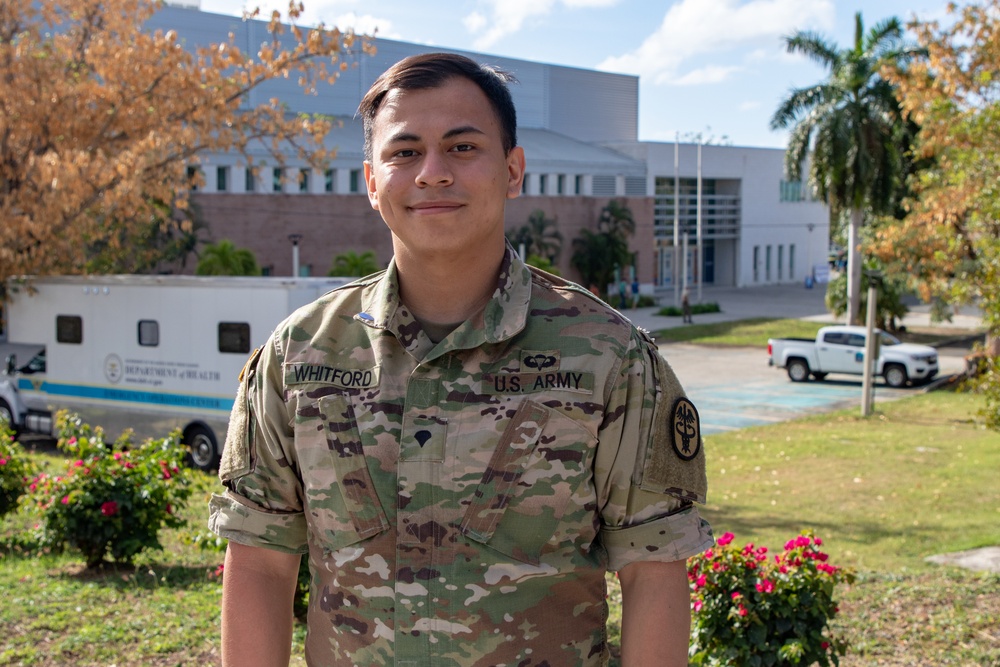 Joint Base Lewis-McChord Soldiers help out at St. Thomas Community Vaccination Center