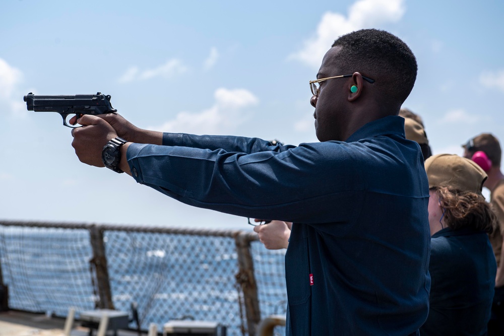 USS Laboon Holds Live-Fire Weapons Qualification Shoot