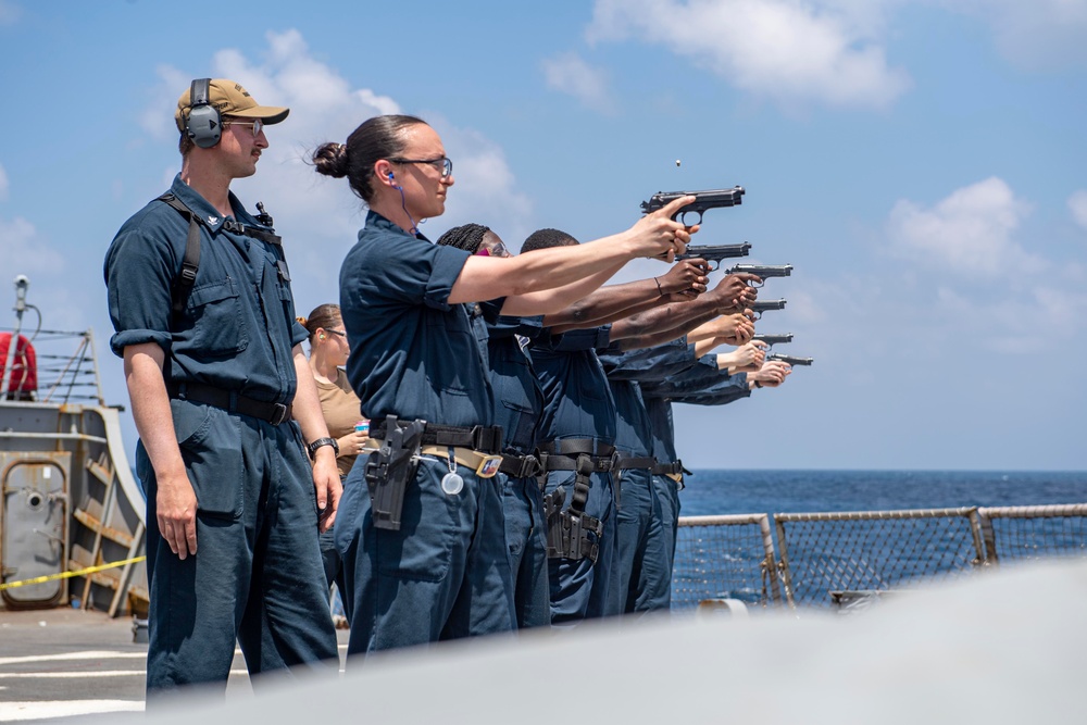 USS Laboon Holds Live-Fire Weapons Qualification Shoot