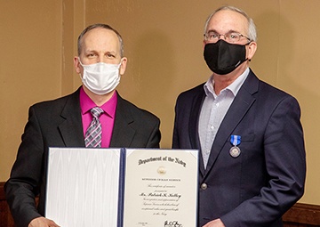 Four NUWC Division Newport employees receive Navy Civilian Service Awards