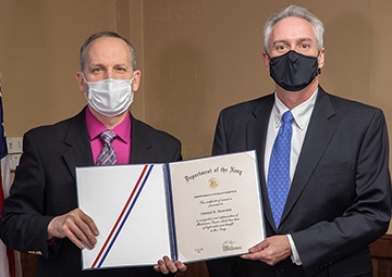 Four NUWC Division Newport employees receive Navy Civilian Service Awards