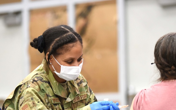 Seven school districts receive second vaccine dose from the Michigan National Guard