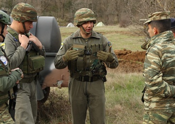 Armored units from US and Greece train force-on-force