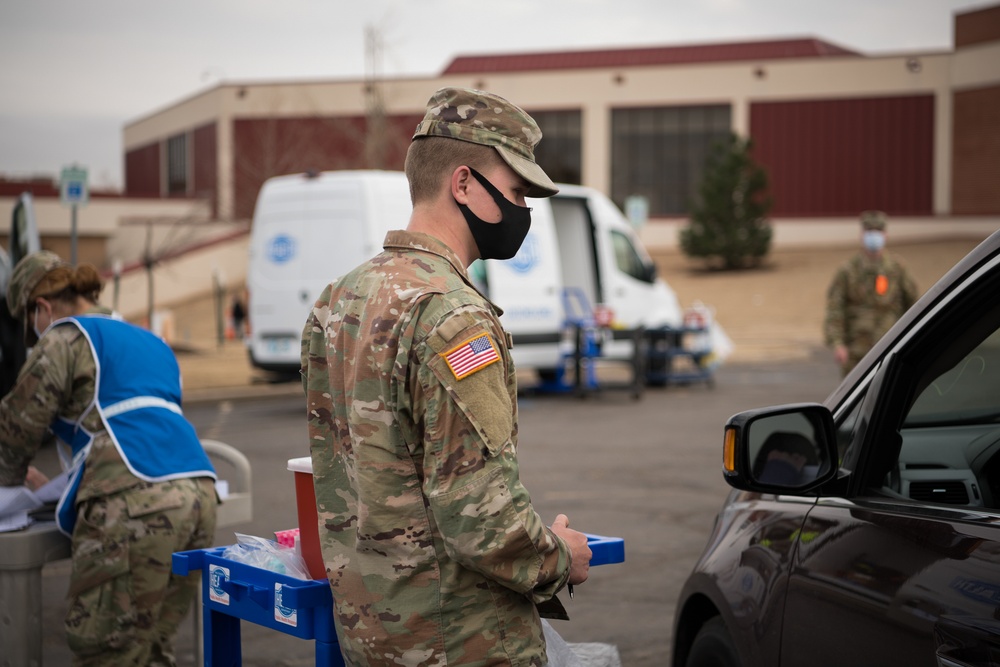 Oklahoma National Guard distributes COVID-19 vaccine at OCCC