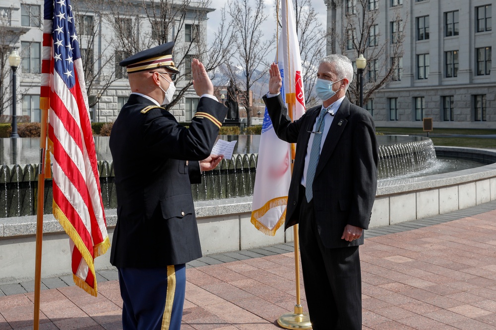Dr. John Mitchell Commissions to the Army Reserve