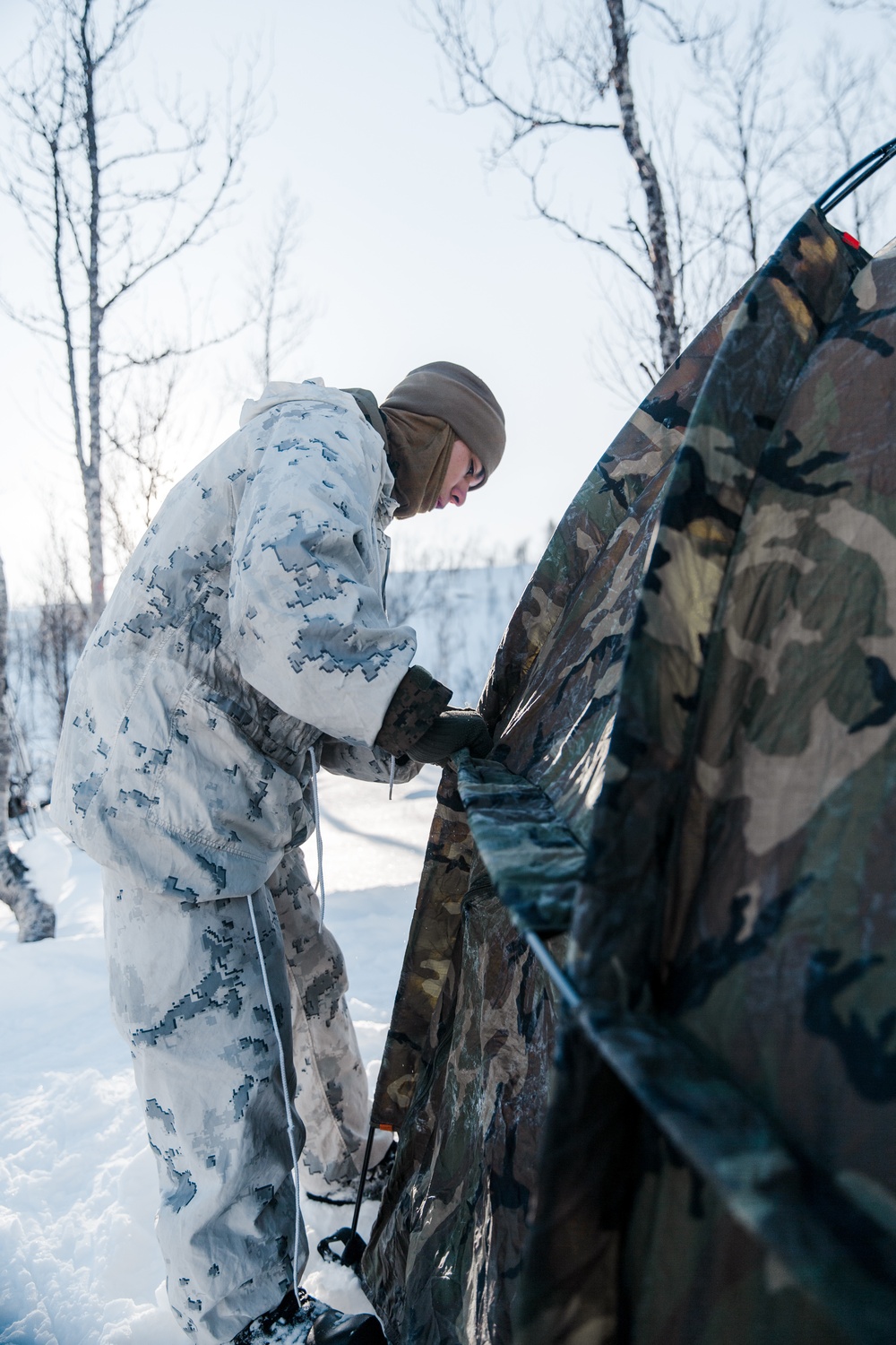 Arctic Warriors: MRF-E Marines Execute Winter Combat Training