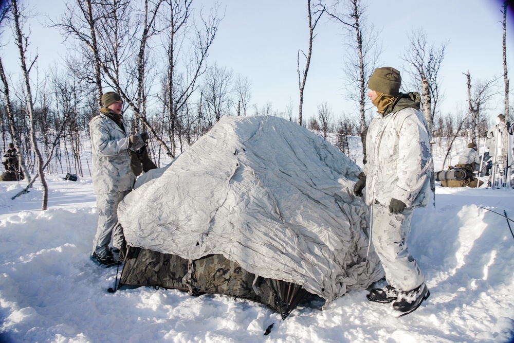 Arctic Warriors: MRF-E Marines Execute Winter Combat Training