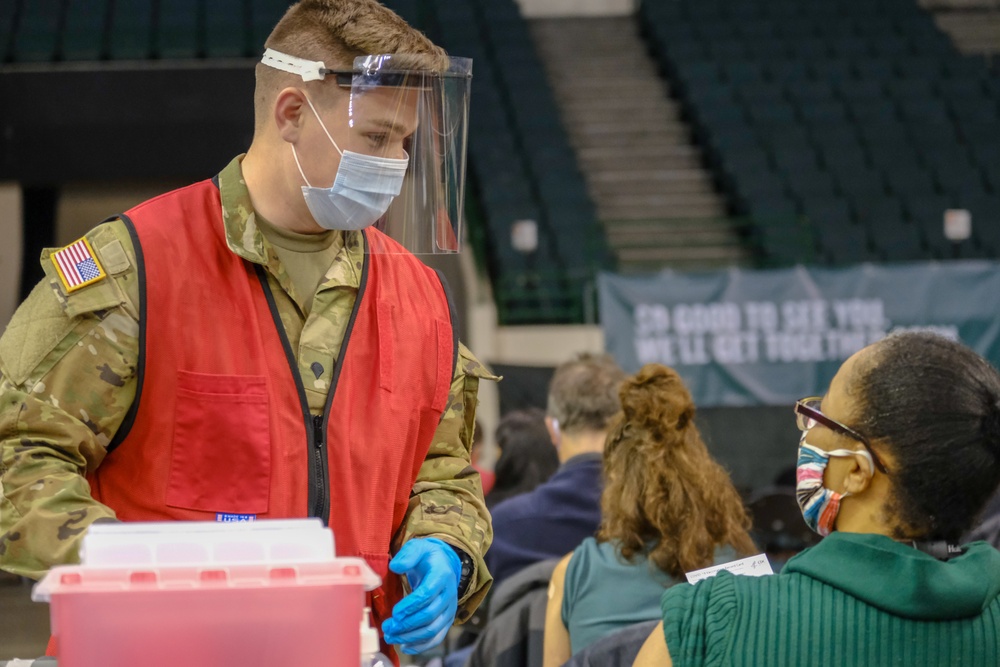 101st Airborne Soldiers Support CVC in Cleveland