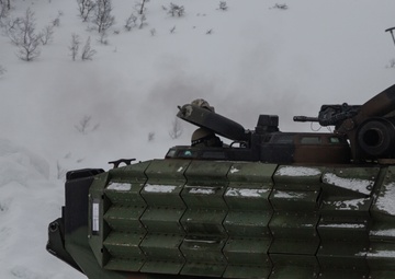 MRF-E Marines Conduct AAV Gunnery Range