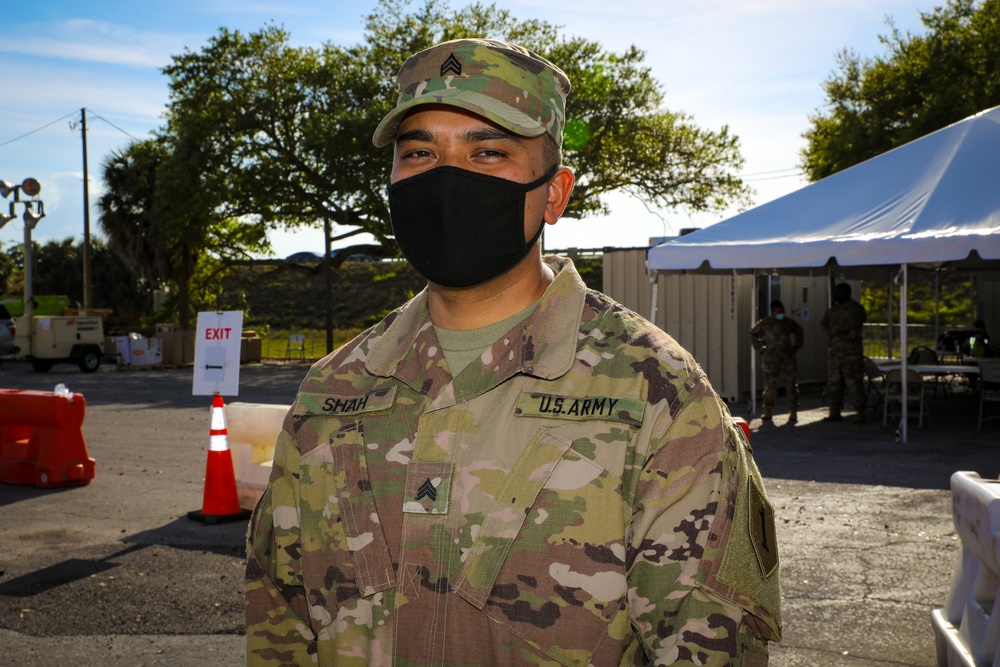 U.S. Army Sustainment Soldiers Provide Logistical Support to Tampa COVID CVC