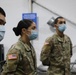 Acting FEMA Region V Administrator recognizes U.S. Army Soldiers at Chicago Community Vaccination Center.