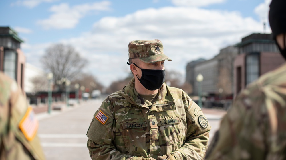 1434th Engineer Company Promotes Soldiers at the U.S. Capitol