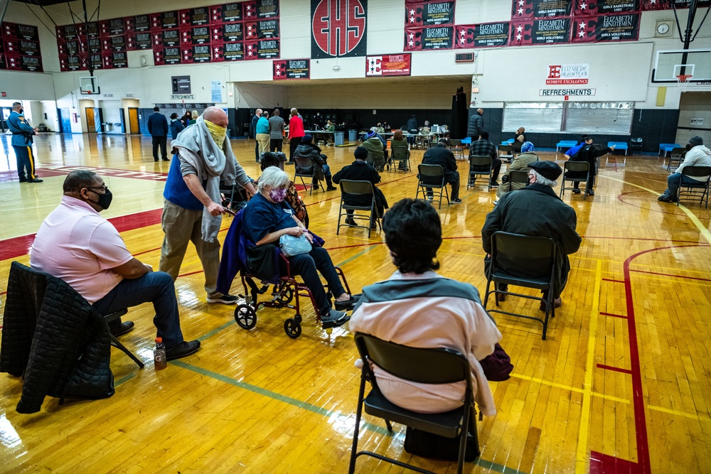 Community Vaccination Center Opens In Elizabeth