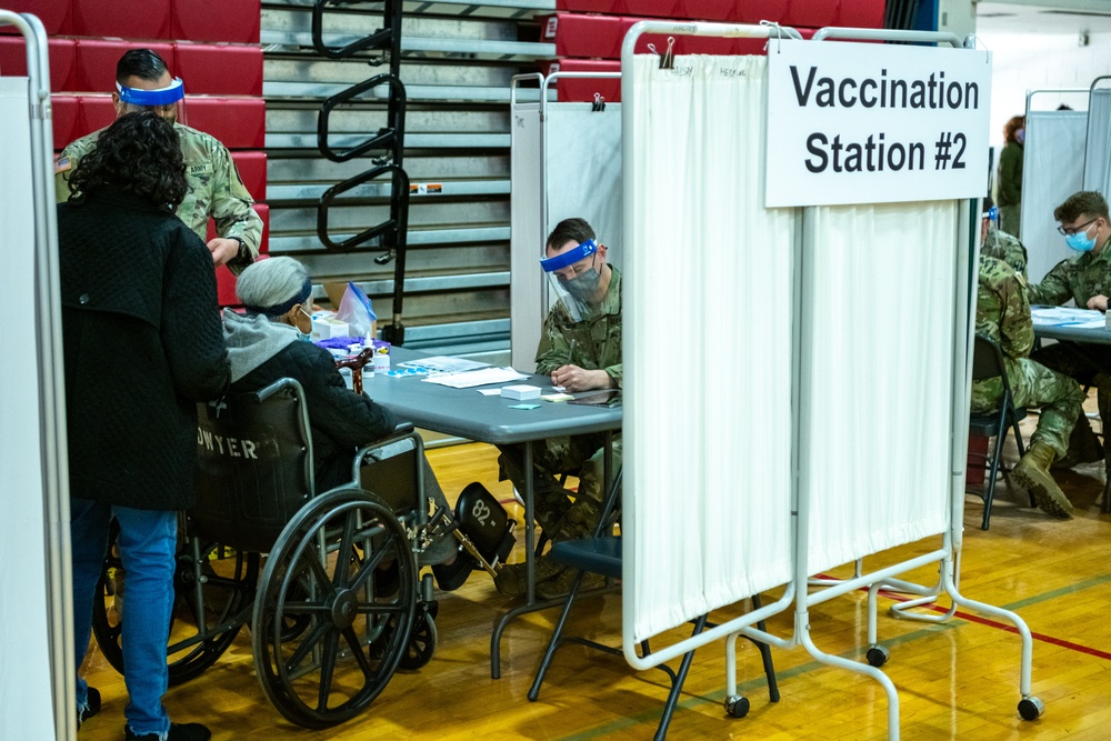 Community Vaccination Center Opens In Elizabeth