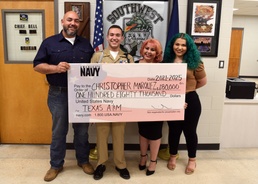 South Texas High School Senior earns $180K Navy Scholarship