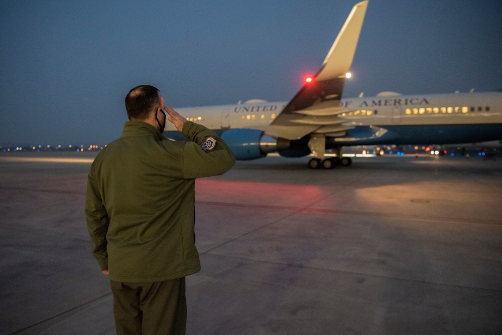 Secretary of Defense and Secretary of State Depart Korea