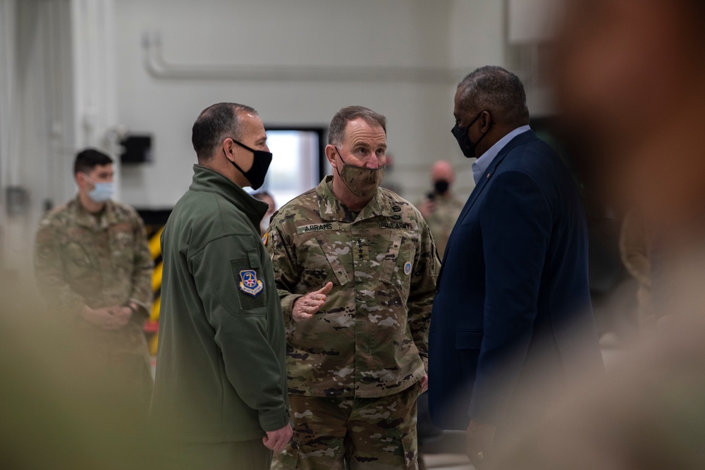Secretary of Defense and Secretary of State Depart Korea