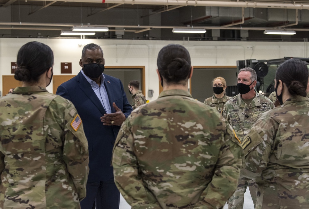 Secretary of Defense and Secretary of State Depart Korea