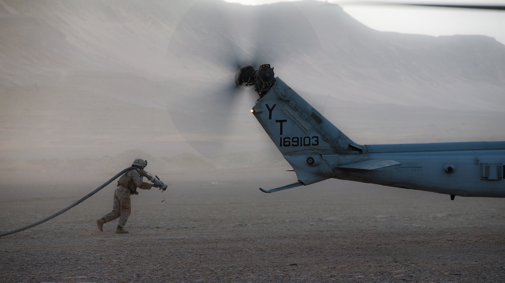 15th MEU conducts FARP operations in Tabuk, KSA