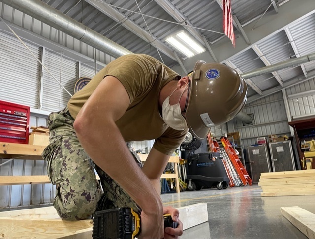 NMCB 11 Constructs War Boards for 30th Naval Construction Regiment