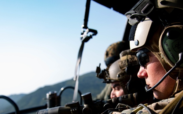 3d Battalion, 3d Marine Regiment conducts aerial sniper training