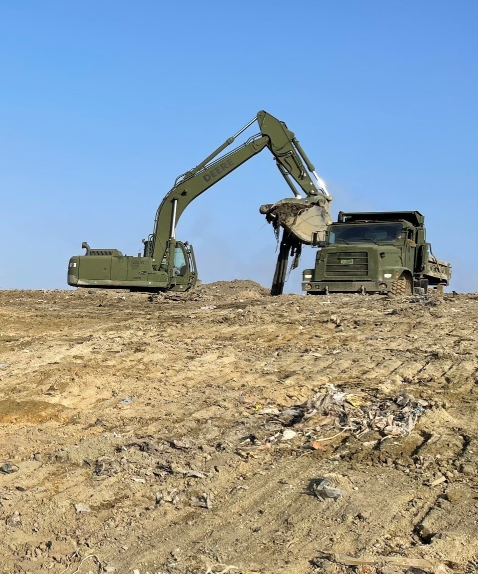 NMCB-4 Conducts Landfill Cap and Closure Project