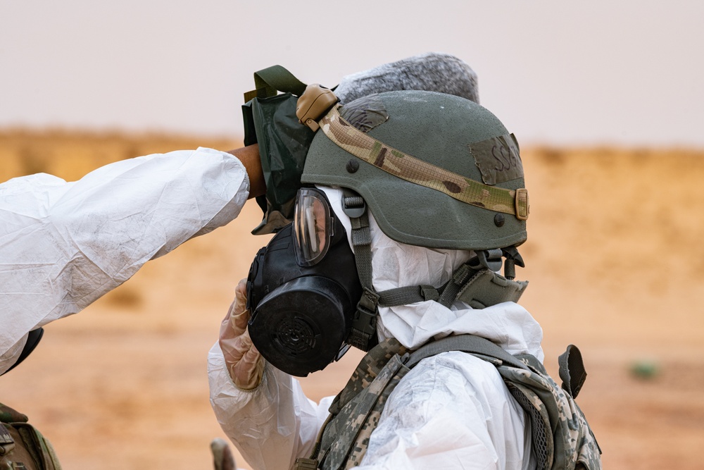 378 ECES Airmen strengthen readiness in hazardous materials exercise