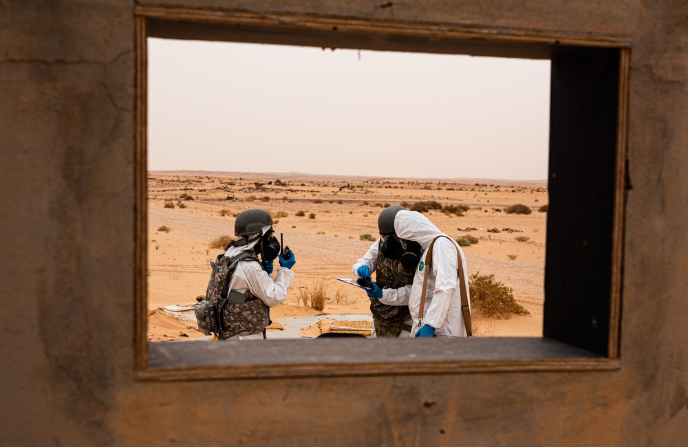 378 ECES Airmen strengthen readiness in hazardous materials exercise