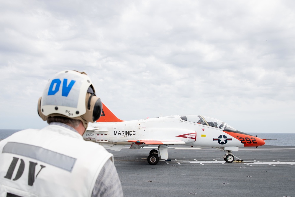 SECNAV Visits The Ford