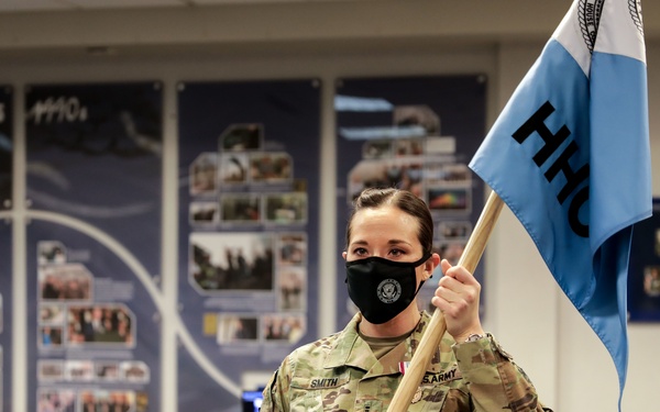 Pa. National Guard members pass command of HHC, White House Communications Agency