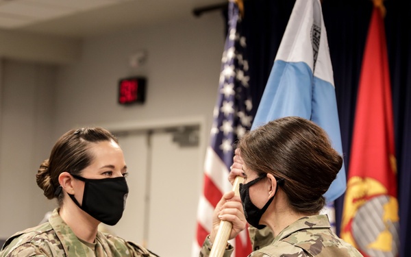 Pa. National Guard members pass command of HHC, White House Communications Agency