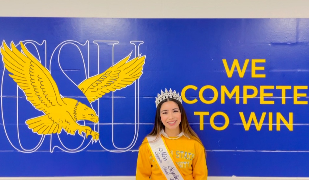 Army supply specialist, honors student competes for beauty crown