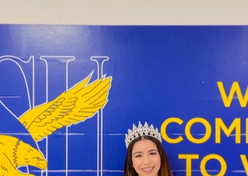 Army supply specialist, honors student competes for beauty crown