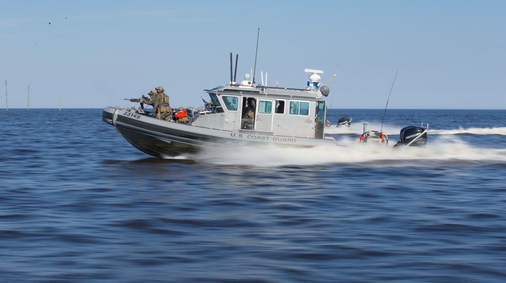 Coast Guard interdiction training