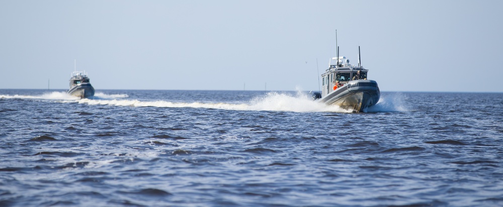 Coast Guard interdiction training