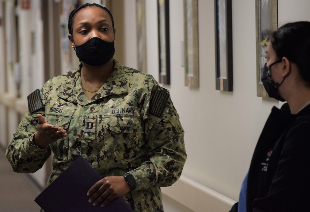 Navy Lt. Tiffinie Isreal personifies Certified Nurse Day