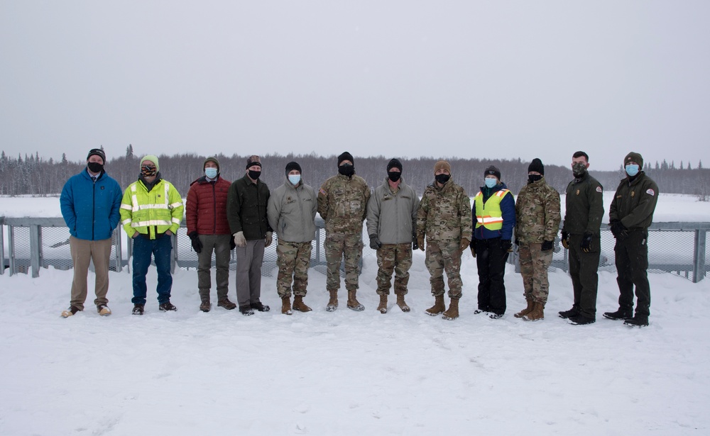 General visits northernmost USACE-run flood control project