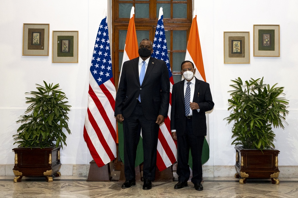 Secretary Austin Meets With Indian National Security Advisor