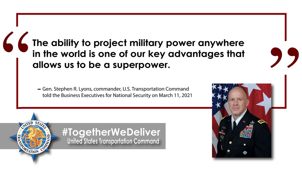 USTRANSCOM Commander and top business execs discuss logistics’ role in National Security