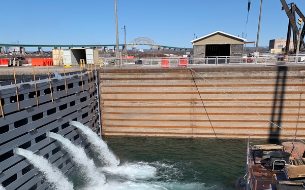 Soo Lock water Poe Lock