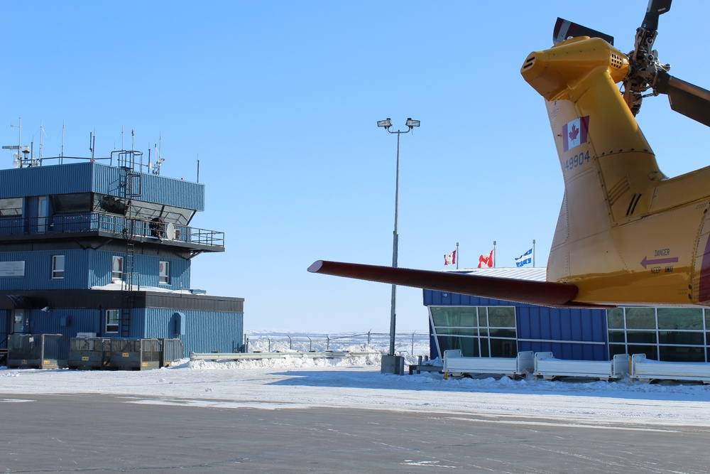 CANR SAR Helicopter in the North to Support Arctic Air Defence Exercise AMALAGAM DART