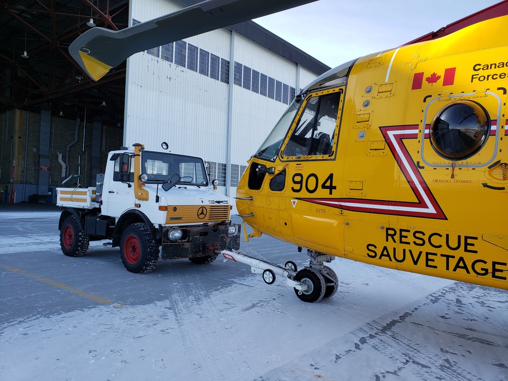 CANR SAR Helicopter in the North to Support Arctic Air Defence Exercise AMALAGAM DART