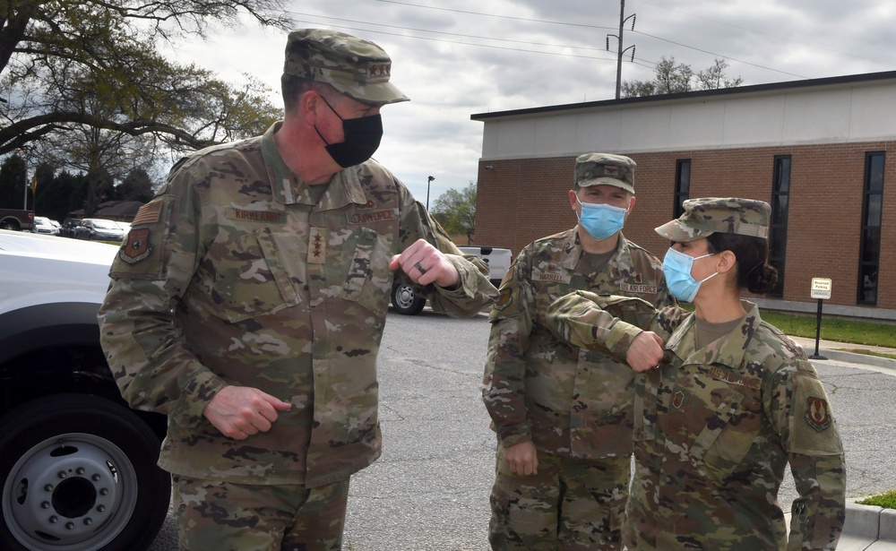 AFSC Commander visits 78MDG for vaccine response overview