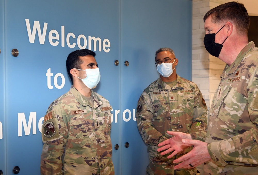 AFSC Commander visits 78MDG for vaccine response overview