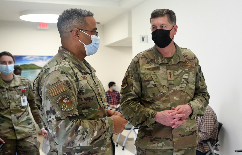 AFSC Commander visits 78MDG for vaccine response overview